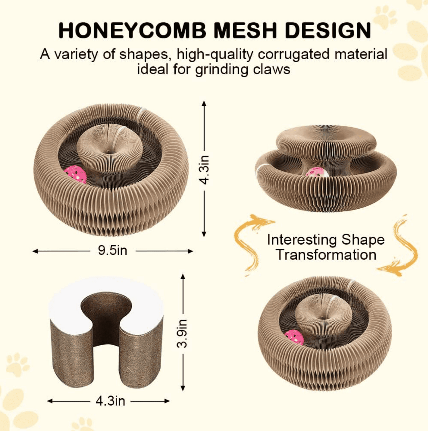 🐱Magic Foldable Scratcher & Cat Bed🛌 - Buy 2 & Save 20% -2025 New Product Flash Sale ONLY TODAY