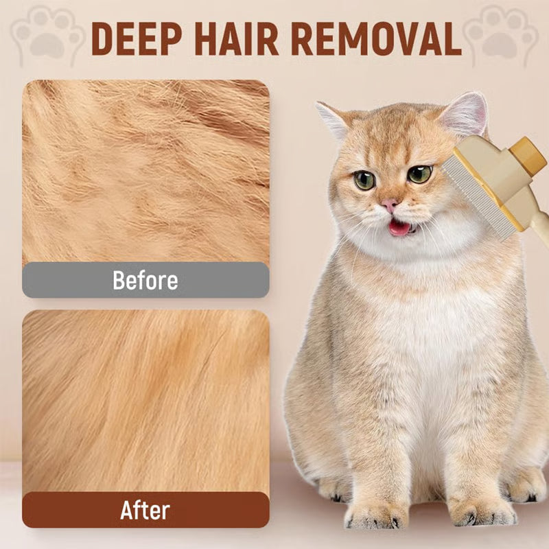 🔥Last Day Buy 1 Get 1 Free $9.99 Each🔥Self-Cleaning Pet Flea Comb & Grooming Brush