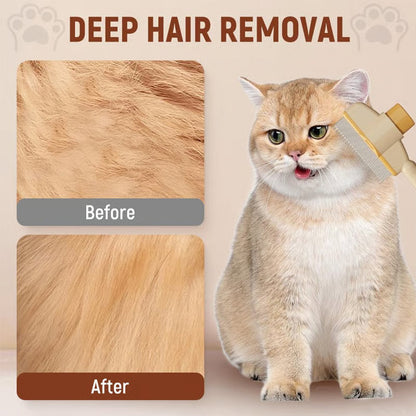 🔥Last Day Buy 1 Get 1 Free $9.99 Each🔥Self-Cleaning Pet Flea Comb & Grooming Brush