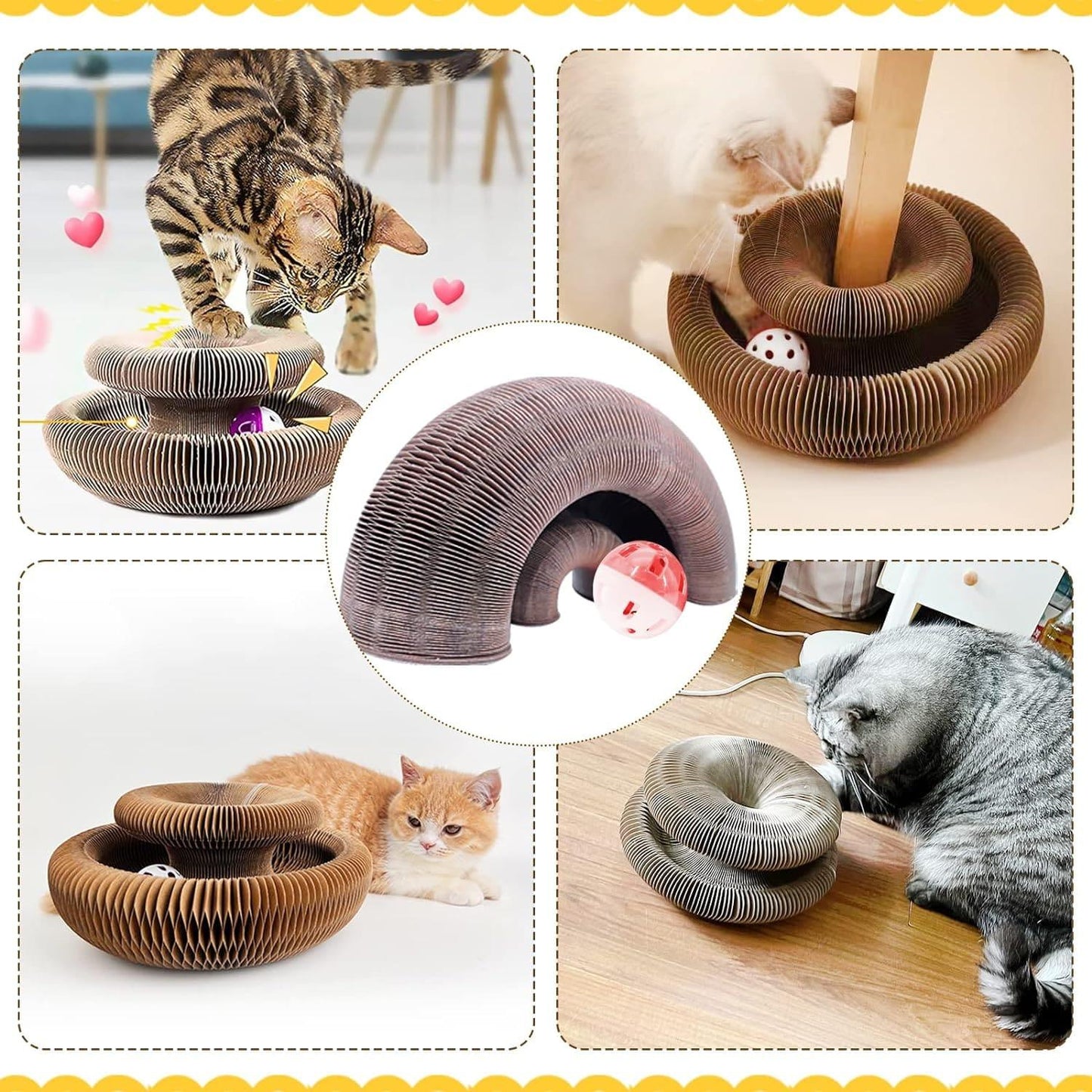 🐱Magic Foldable Scratcher & Cat Bed🛌 - Buy 2 & Save 20% -2025 New Product Flash Sale ONLY TODAY