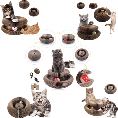 🐱Magic Foldable Scratcher & Cat Bed🛌 - Buy 2 & Save 20% -2025 New Product Flash Sale ONLY TODAY