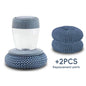 🧽 Comfort Grip Soap Dispensing Kitchen Scrub